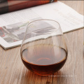 Haonai Stemless Wine Glass Wine Tumbler Restaurant Red Wine Glass,non-lead crystal,Dishwasher safe,Drinkware Barware